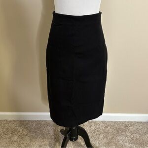 Elegant Black Pencil Skirt